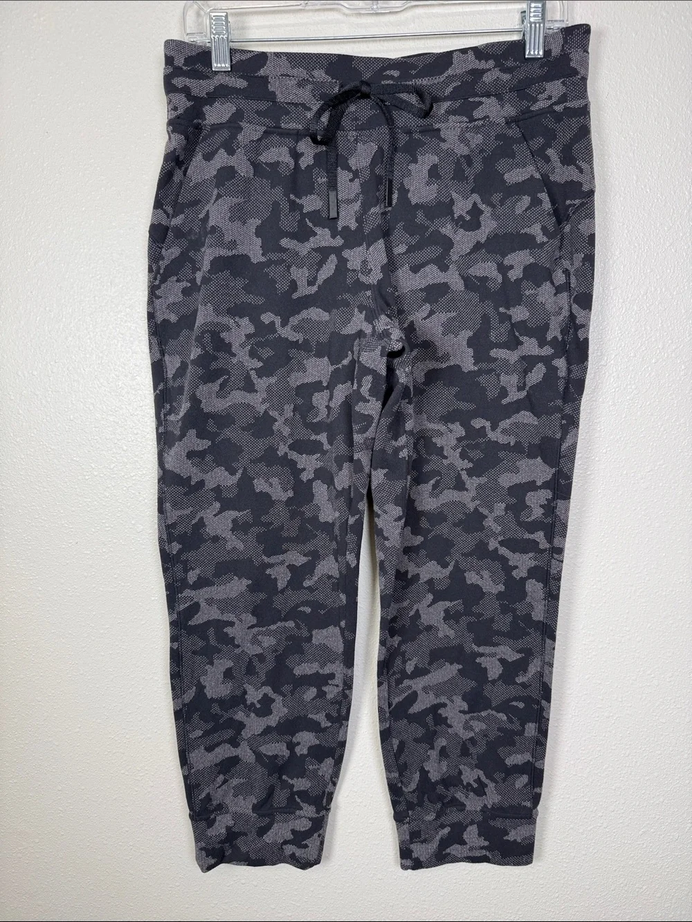 Lululemon Ready to Rulu Jogger Crop 10 Heritage Camo Jacquard Black Lunar Rock